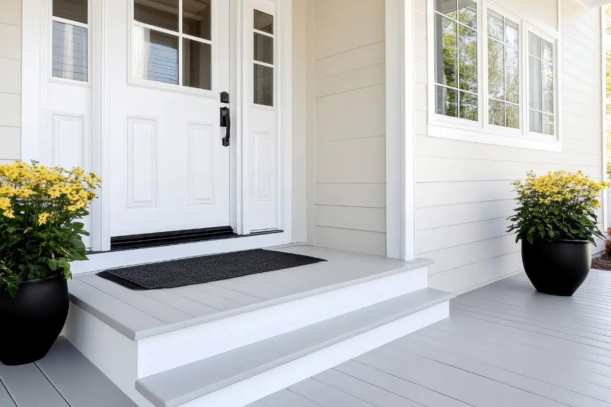 A bright and harmonious living room demonstrating the principles of feng shui interior design, with abundant natural light and green plants.