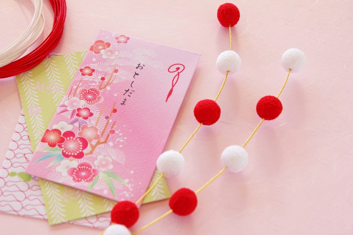 Japanese envelope for presenting a gift of money