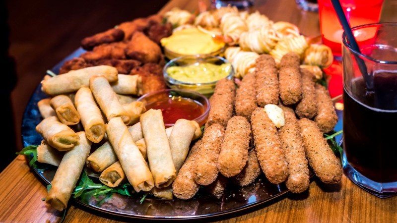 Finger food for housewarming party
