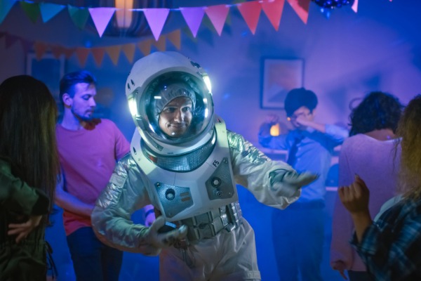 space party theme for adults