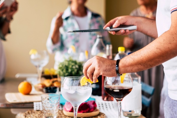 DIY coctail birthday Party station