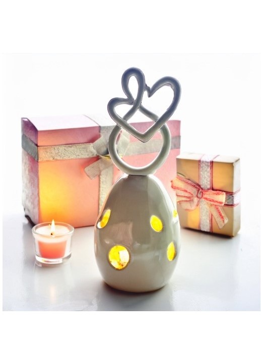 "Infinity Love" Candle Holder Statue