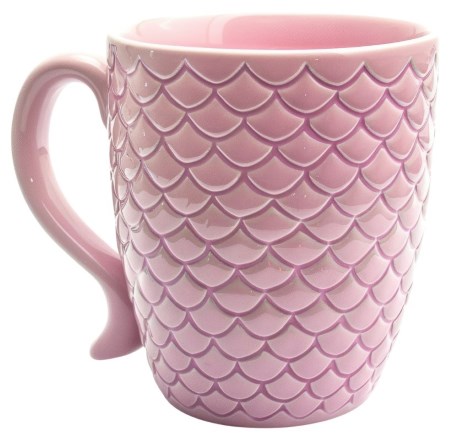 Elegant Ceramic Mermaid Big Mug