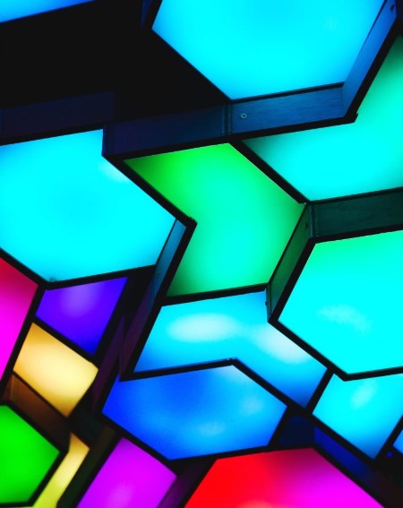 Hexagon Wall Light RGB Panel