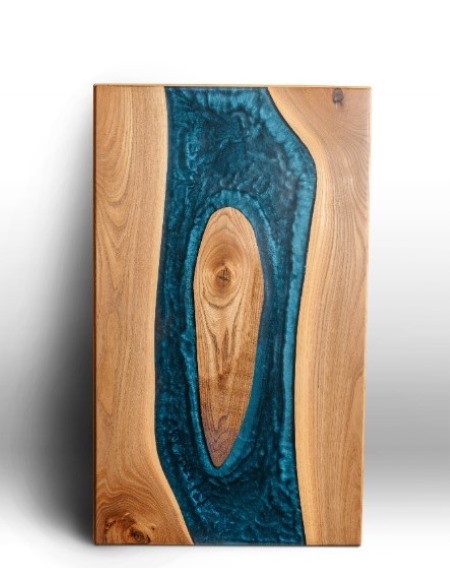 Handmade Olive Wood Resin Cutting Board