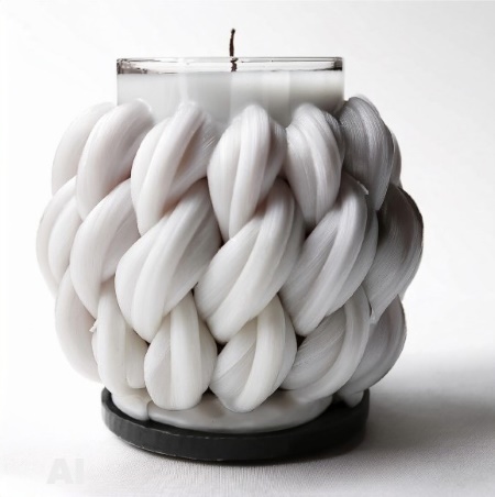 Elegant Handmade Scented Soy Wax Candle