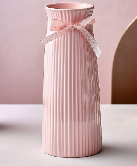 Ceramic Pink Flower Vase