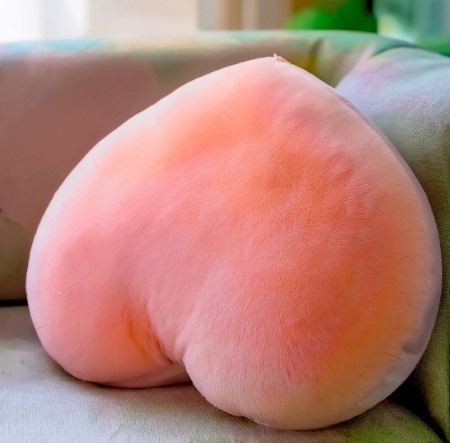 Peach Shaped Pillow