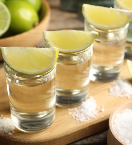 Tequila Shot Board with Glasses