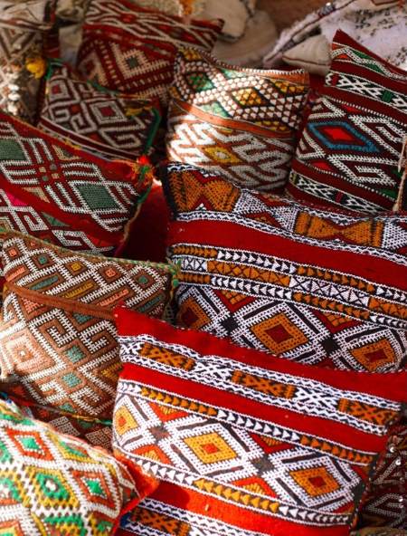 Set of Moroccan Home Decor Pillow Covers